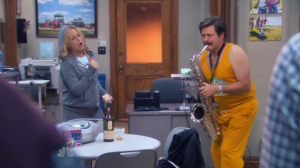 Parks and Recreation - 7x03/04 William Henry Harrison & Ron and Leslie