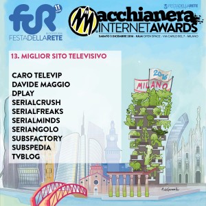 Macchianera Awards 2016: Seriangolo in finale!