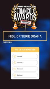 Seriangolo Awards 2020: Nomination in Corso!